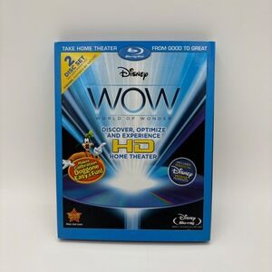 Disney WOW World of Wonder 2 Disc Blu-ray Set HD Home Theater Calibration Demo